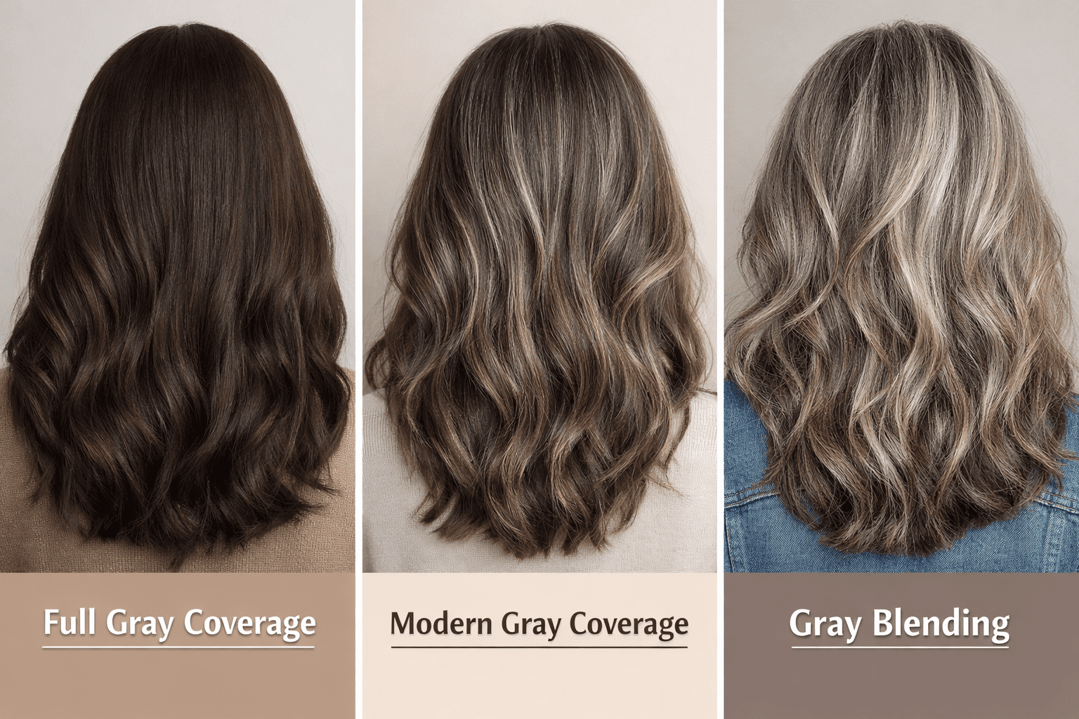 Gray Coverage vs. Gray Blending: Modern Hair Color Options (And Who They’re Right For)