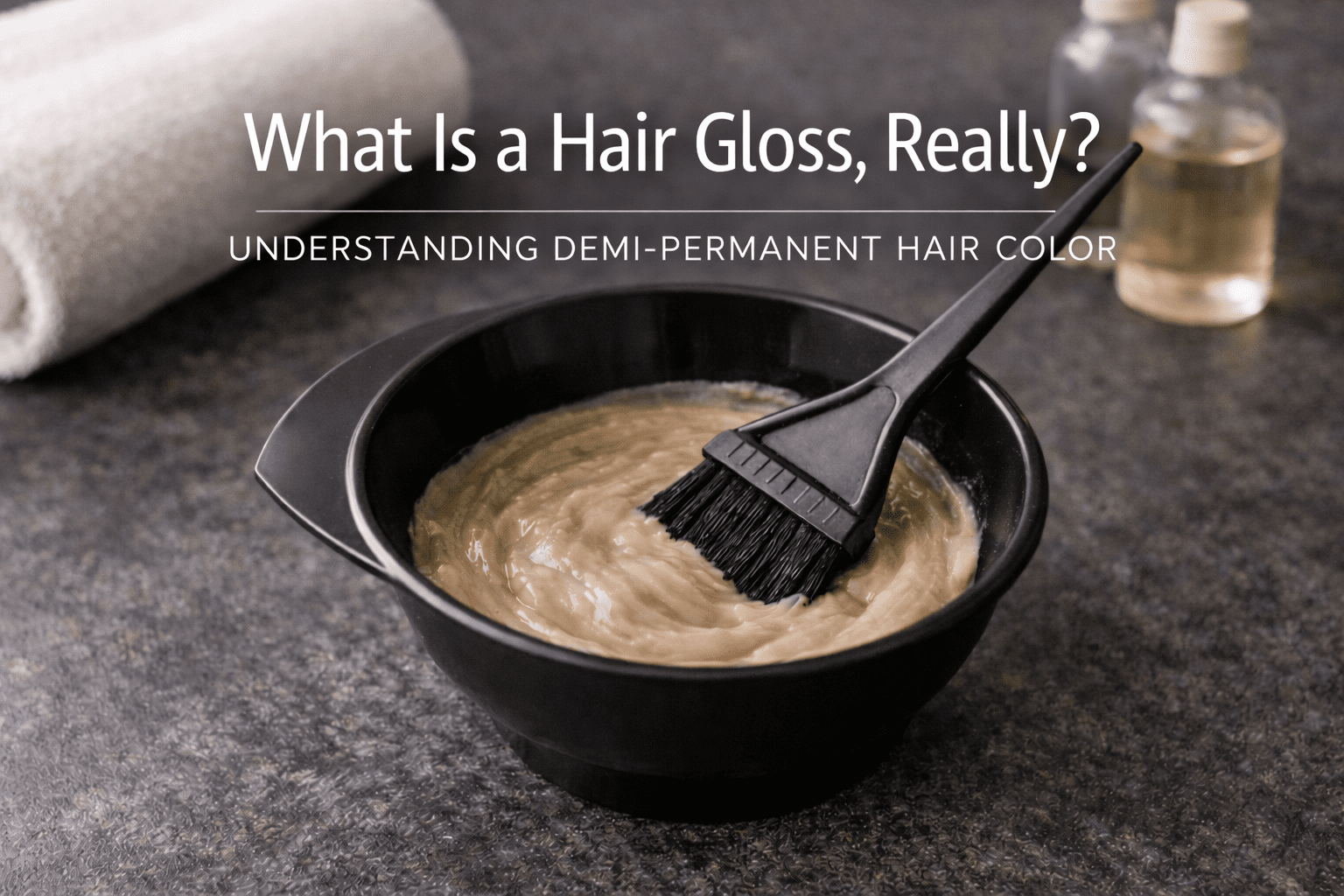 What is a Hair Gloss, Really? Understanding Demi Permanent Hair Color